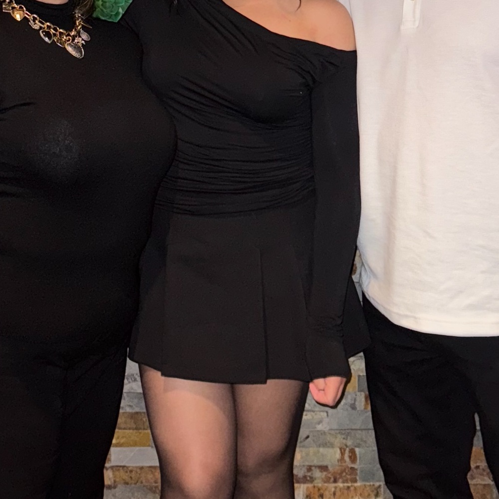 Black Zara Mini Skort